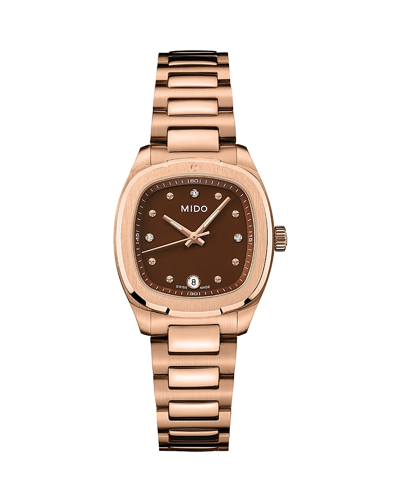 Mido Multifort Tv 28 Quartz Watch, 28mm x 28mm