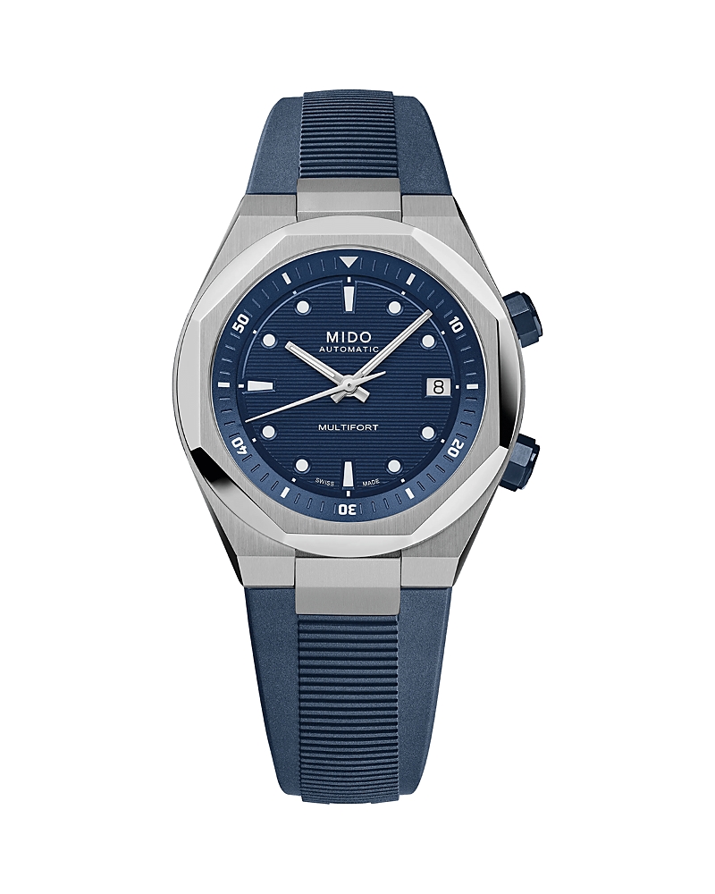 Mido Multifort 8 Two Crowns Watch, 40mm