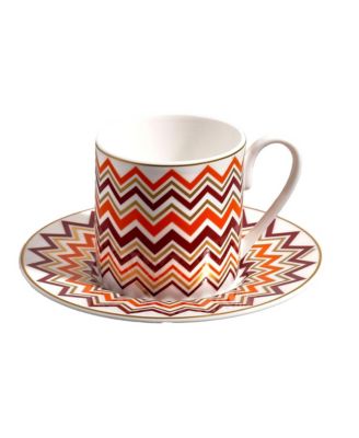  Iconic Coffee Cup & Saucer, Set of 2