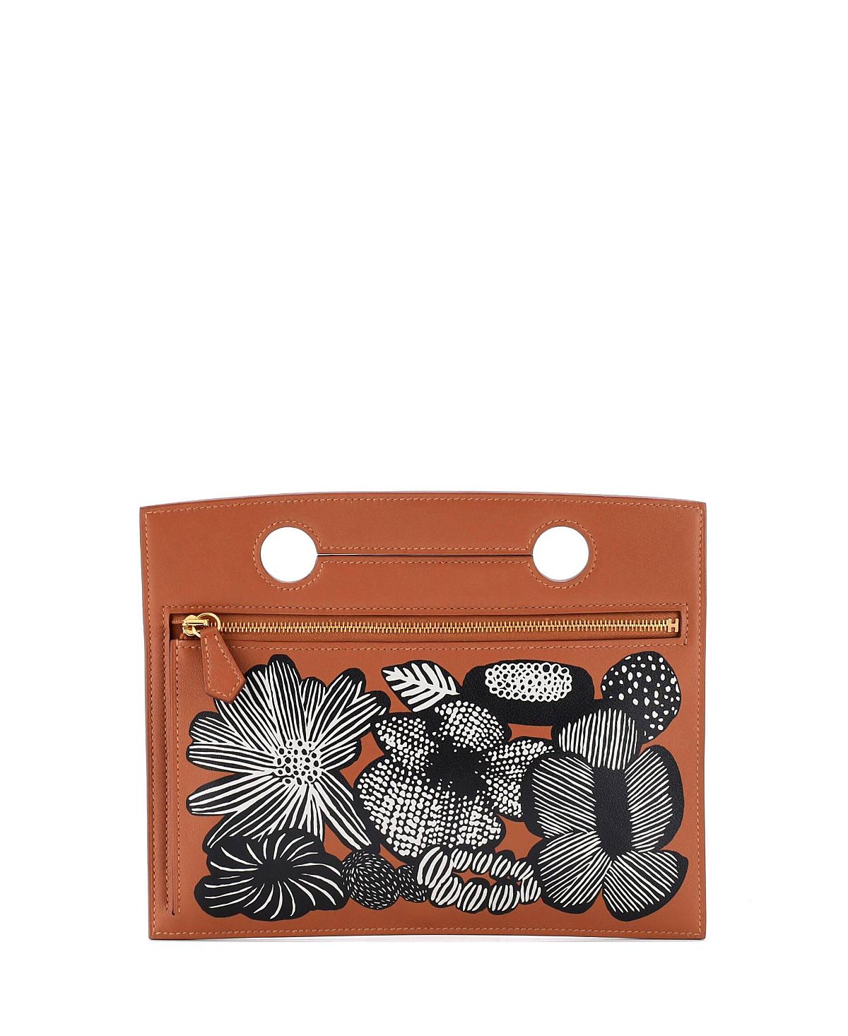 Pre-Owned Hermes 20 Backpocket Pouch Printed Swift