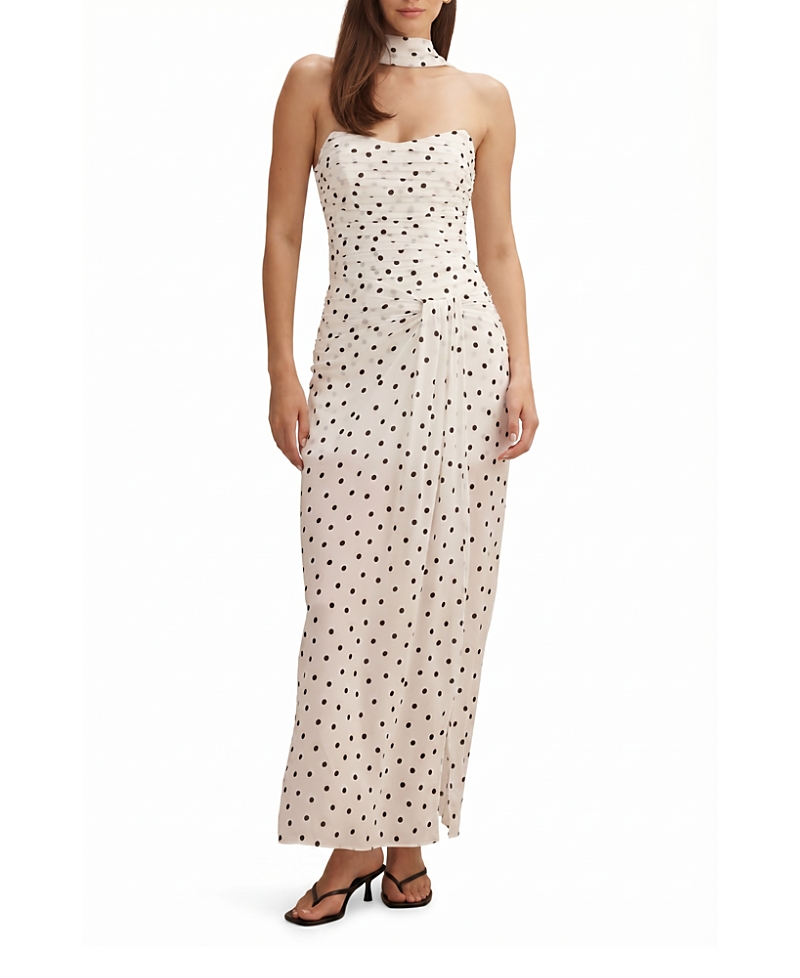 Ever New Women's Arli Strapless Ruched Maxi Dress