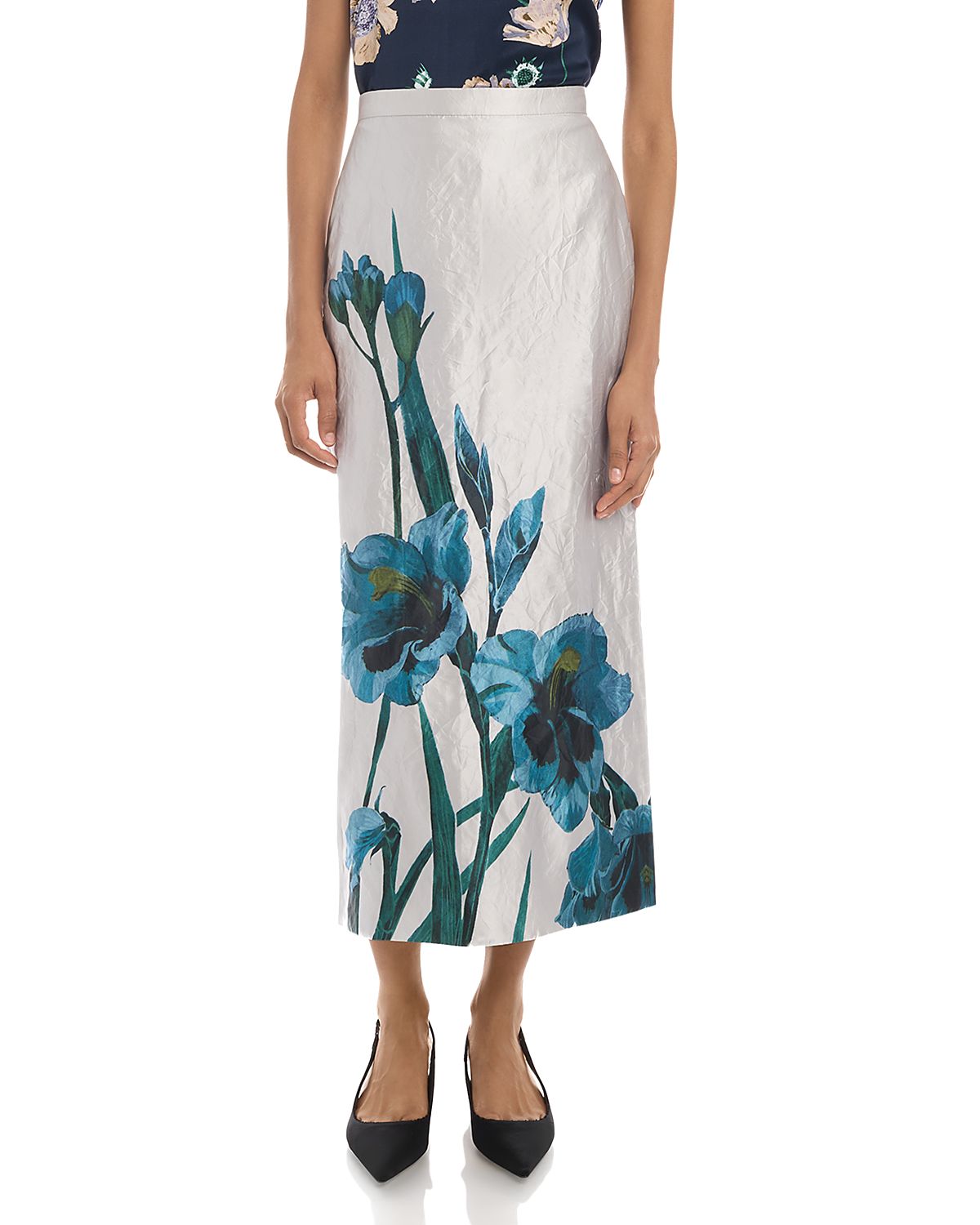 Erdem Floral Pencil Skirt