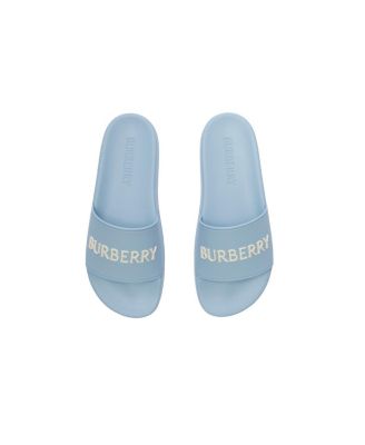 Burberry Women's Logo Slides | Bloomingdale's Shoes
