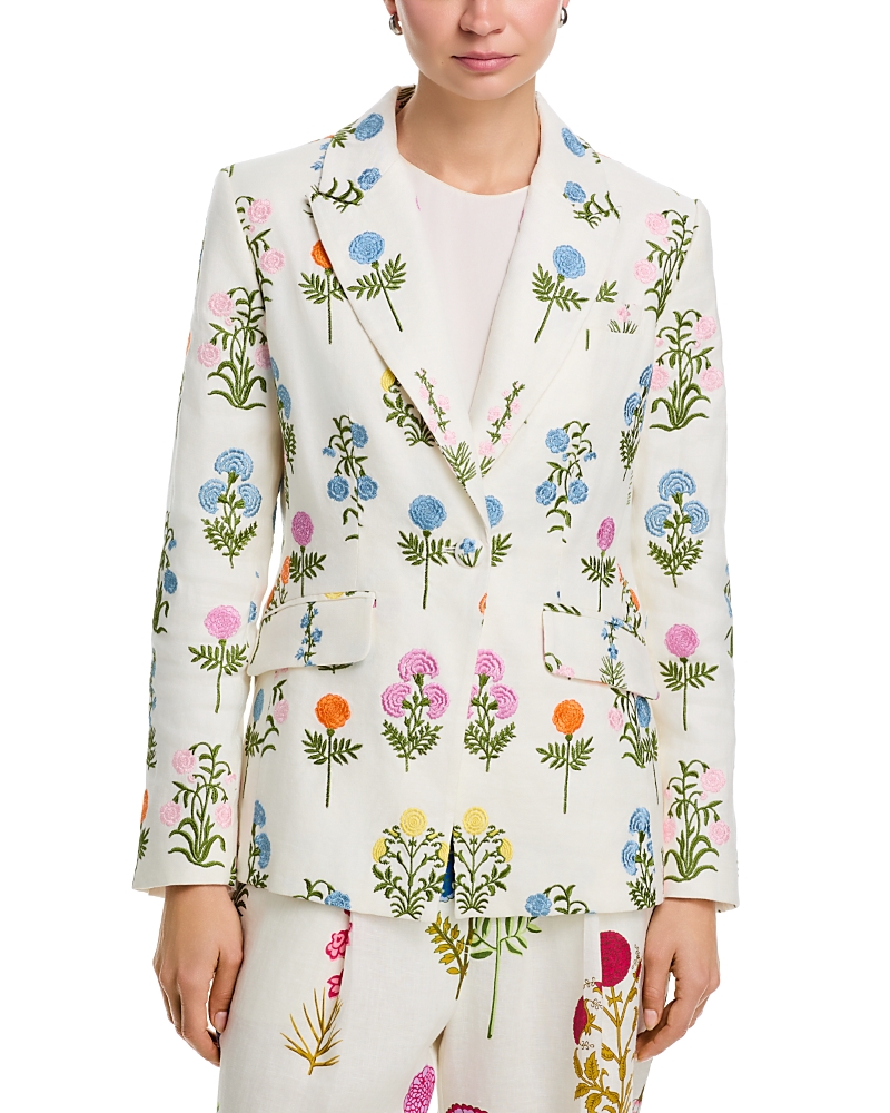 Elie Tahari The Amelia Embroidered Blazer