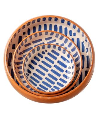  Ceramic Nesting Dish, Set of 3