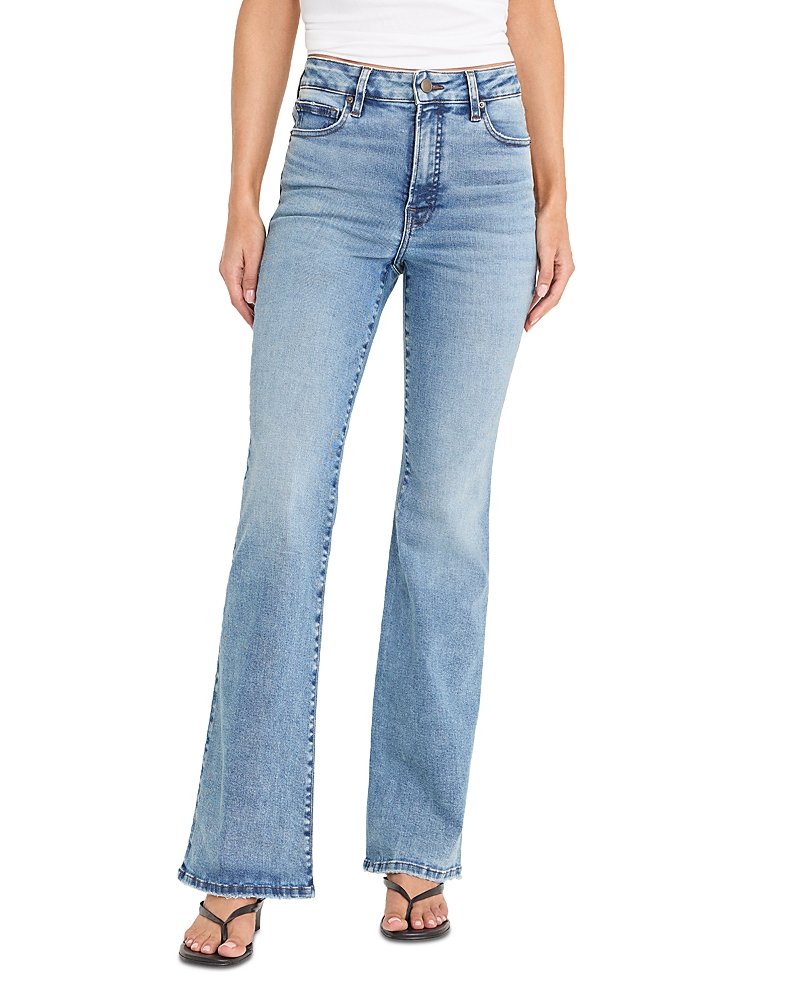 Good American Good Classic High Rise Bootcut Jeans in Indigo518
