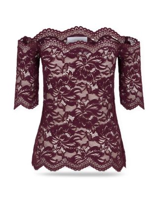 Scalloped Lace Top