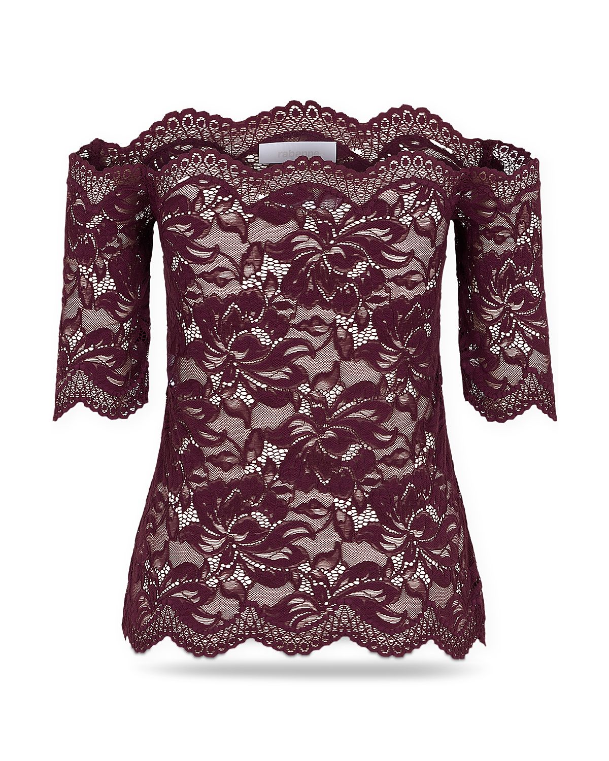 Rabanne Scalloped Lace Top