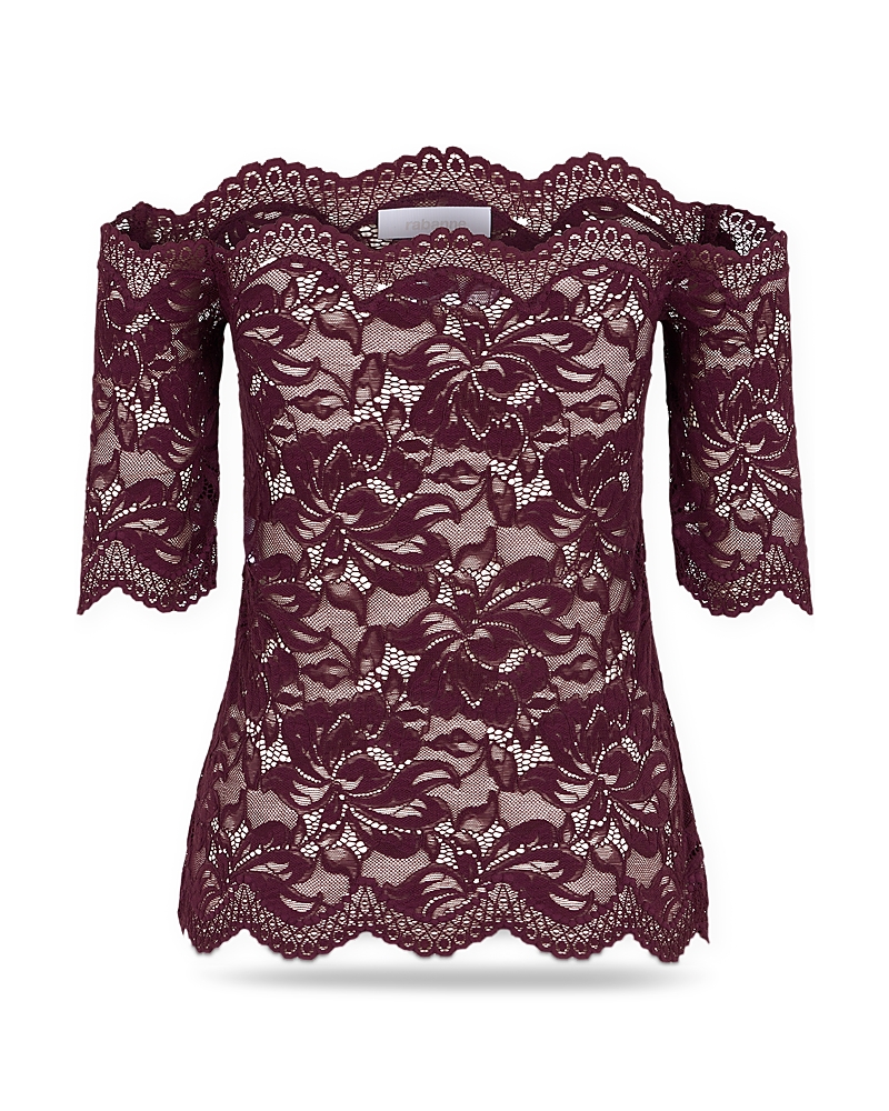 Rabanne Scalloped Lace Top