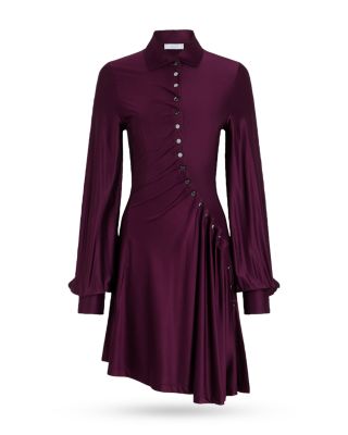 Asymmetric Long Sleeve Dress