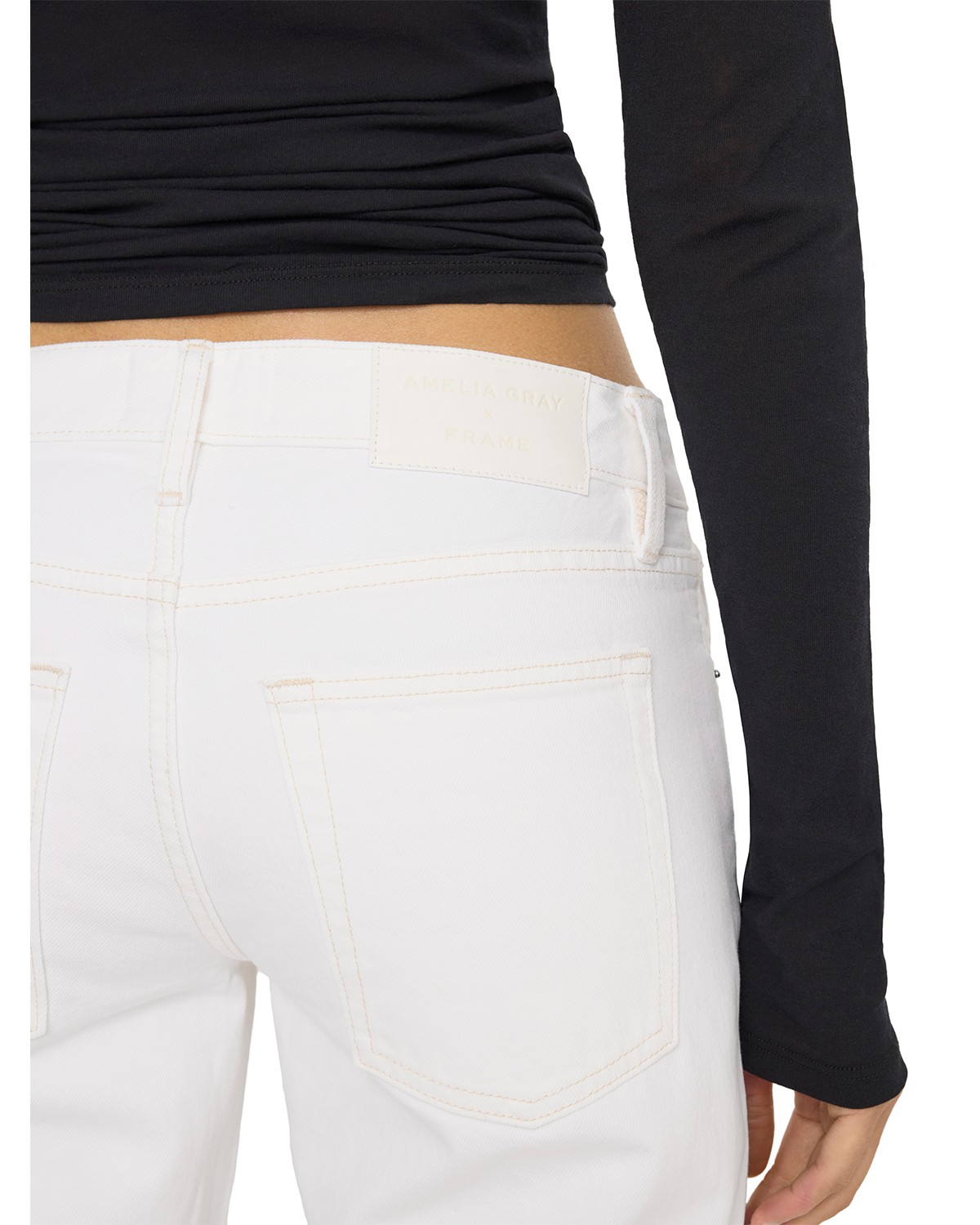 The Gray Low Rise Wide Leg 34" Jeans