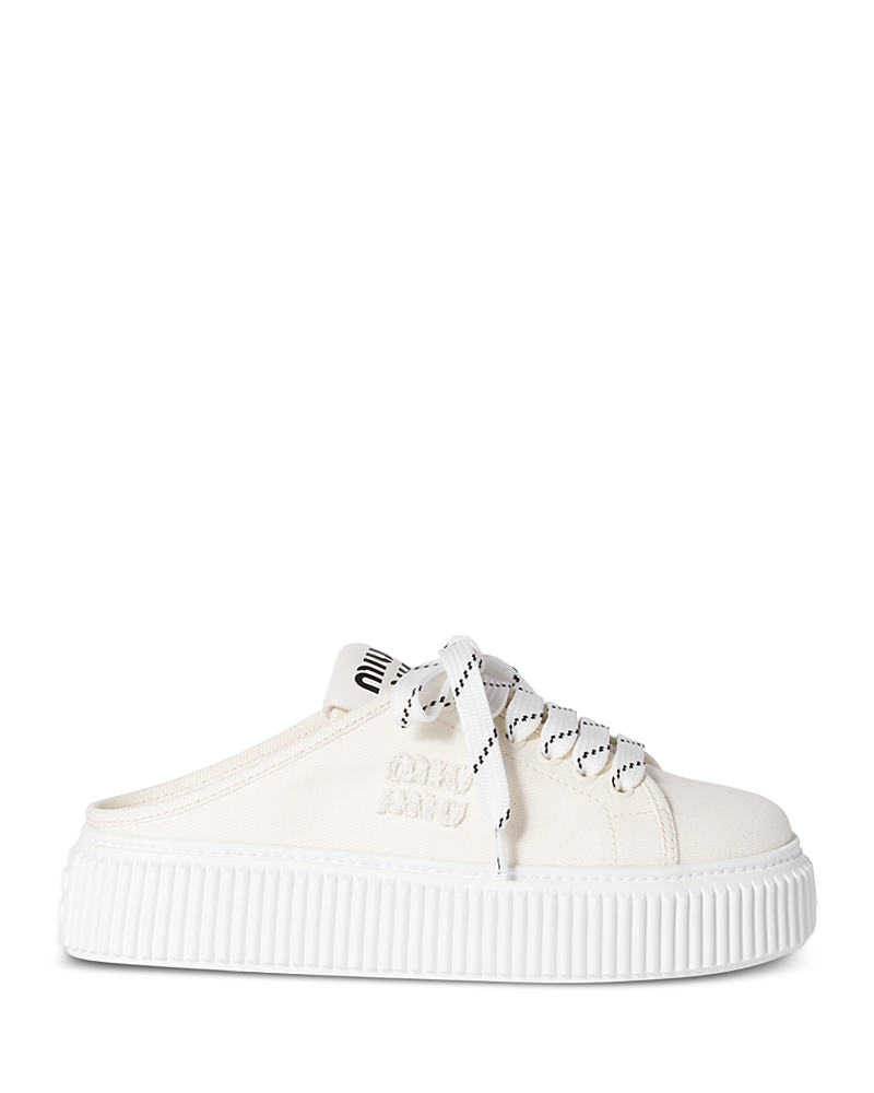 Miu Miu Women's Platform Mule Sneakers