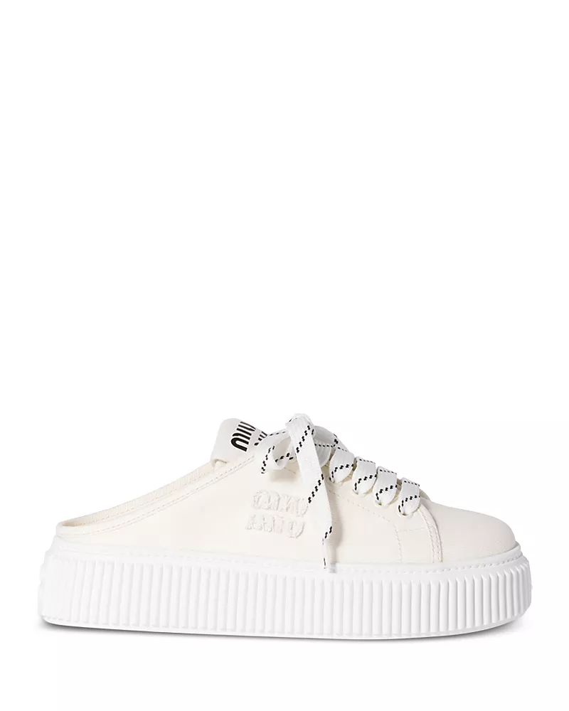 Miu Miu Women's Platform Mule Sneakers