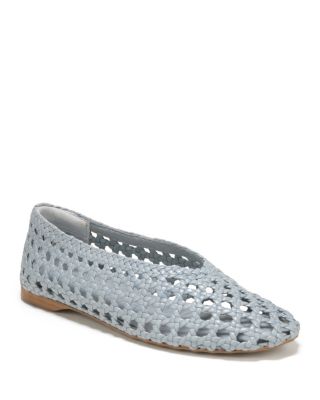 Women's Shira Woven Leather Ballet Flats