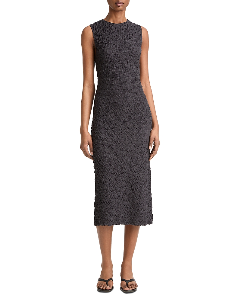 Vince Sleeveless Side Drape Dress