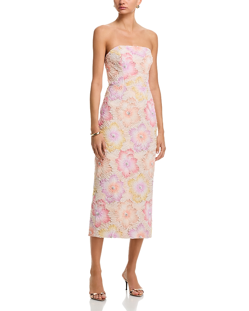 Milly Kait Floral Embroidered Dress