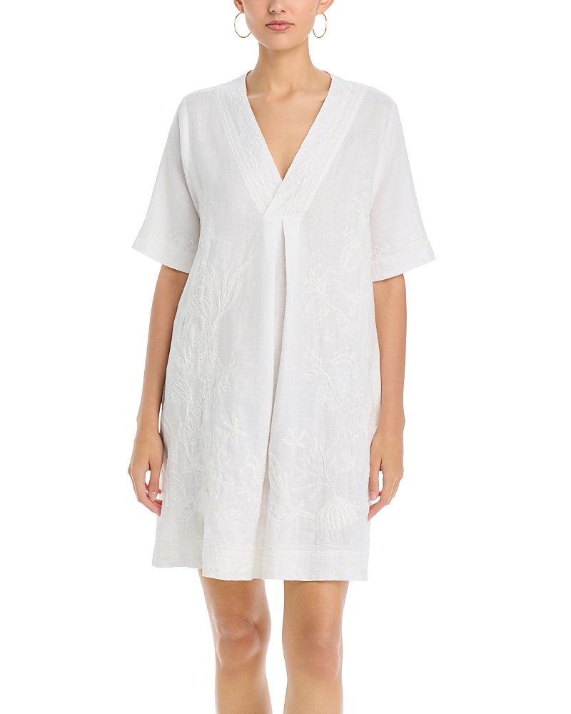 Johnny Was Meri Dolman Linen Dress