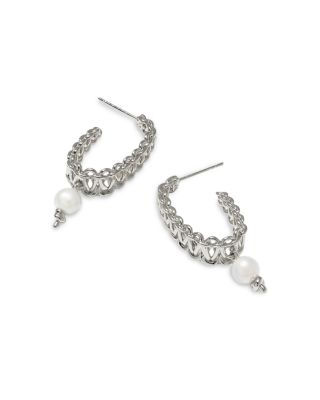 Kendra Scott Gabriella Pearl Hoop Earrings