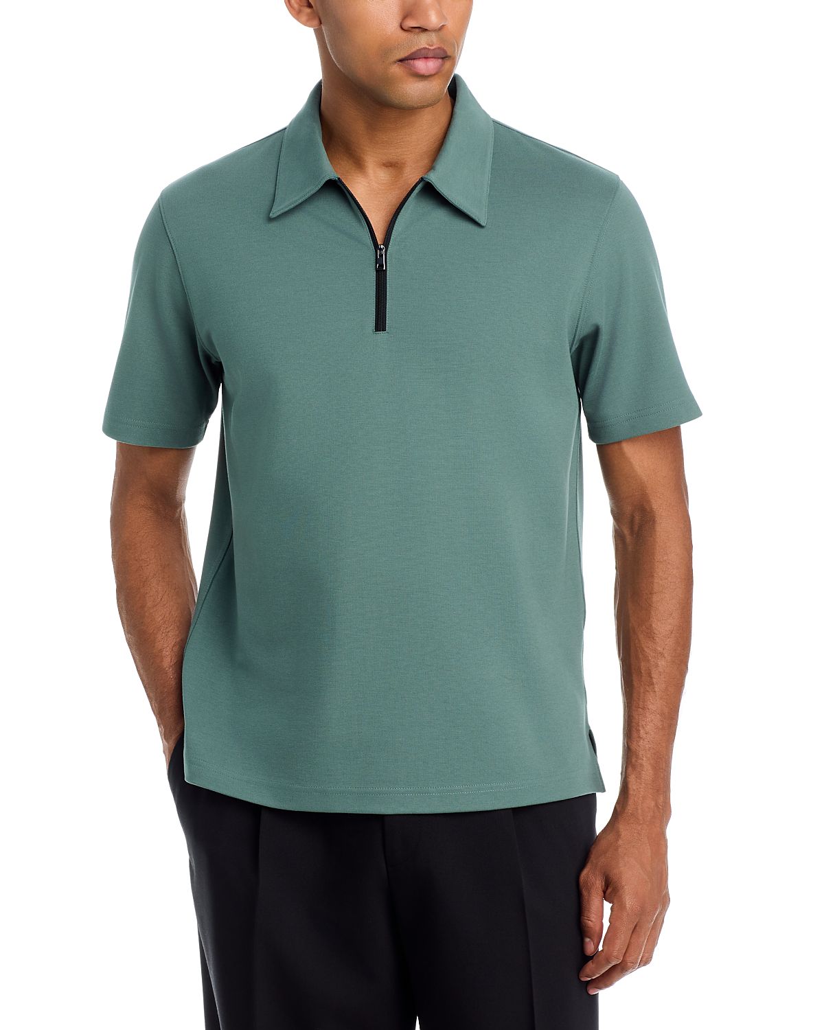 Theory Ryder Quarter Zip Polo