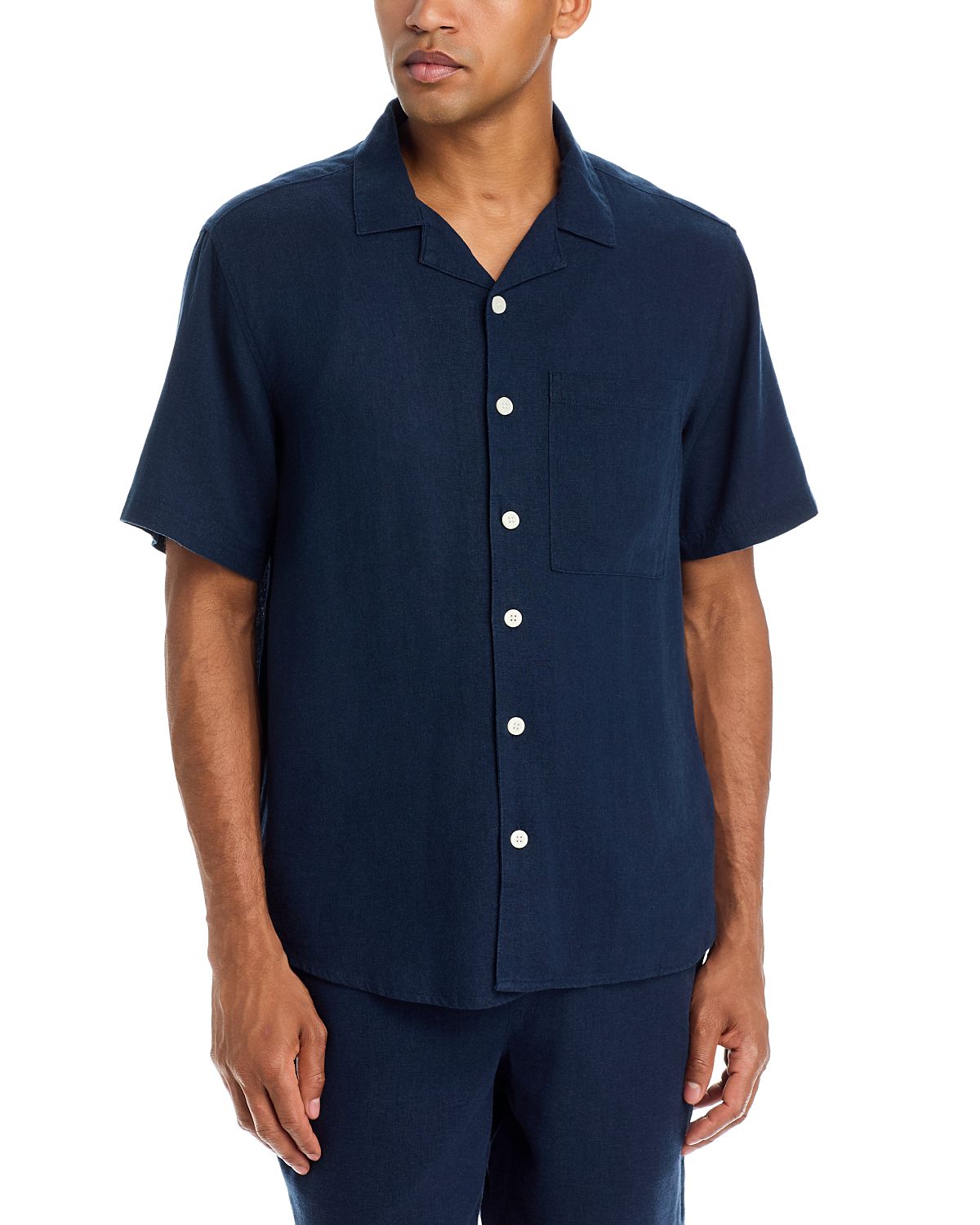 Solid! Linen Short Sleeve Button Up Shirt - Exclusive