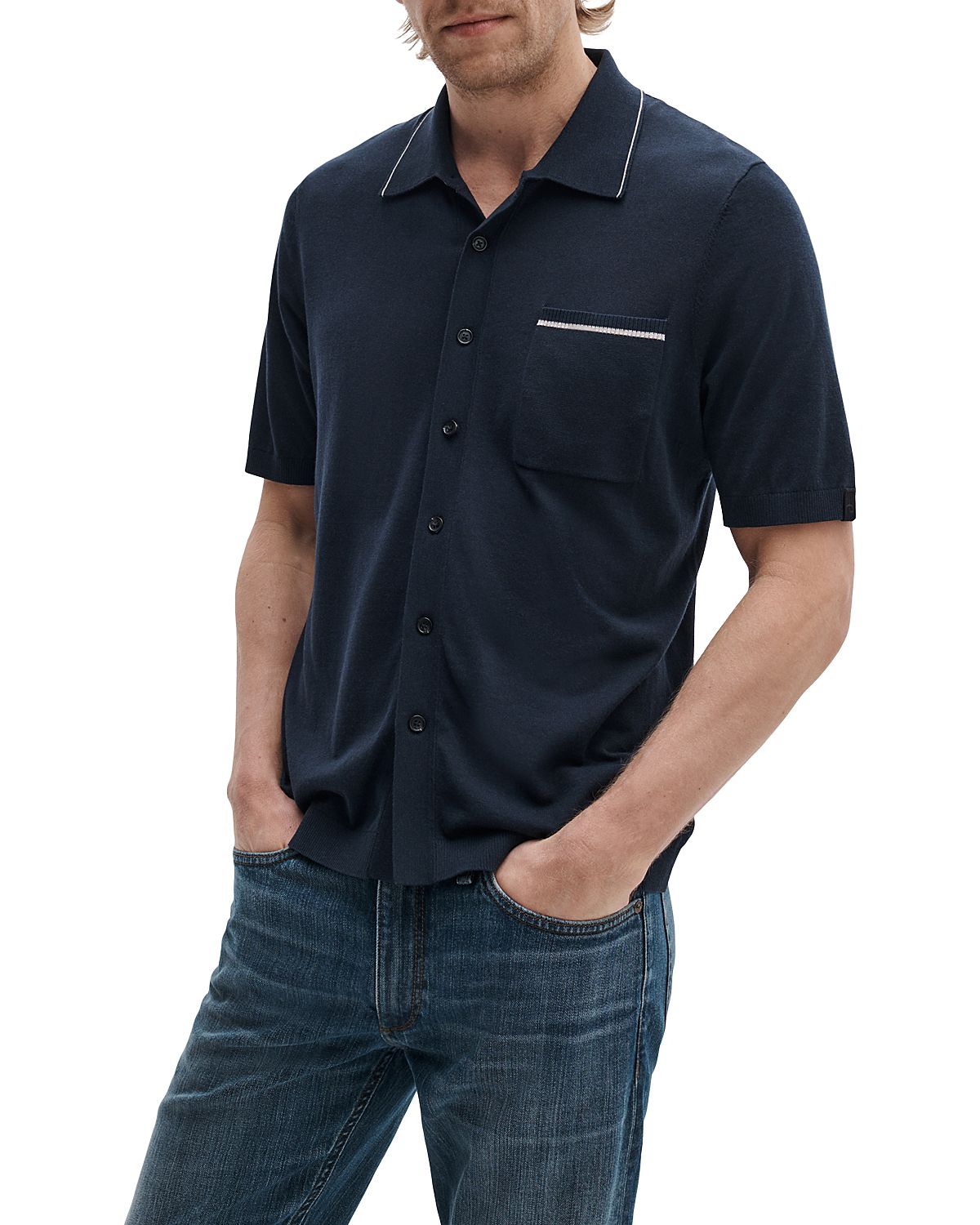 rag & bone Conrad Silk Blend Shirt