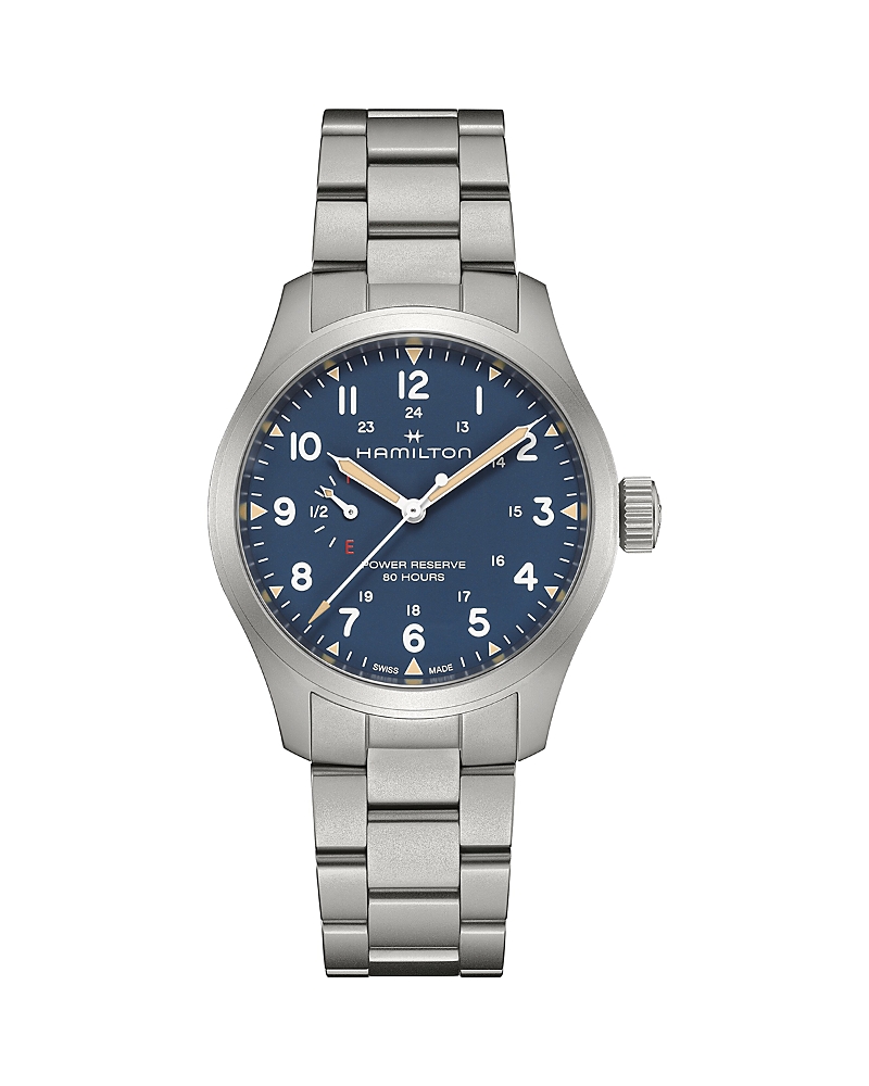 Hamilton Khaki Field Power Reserve Mechanical Watch, 40mm · OS