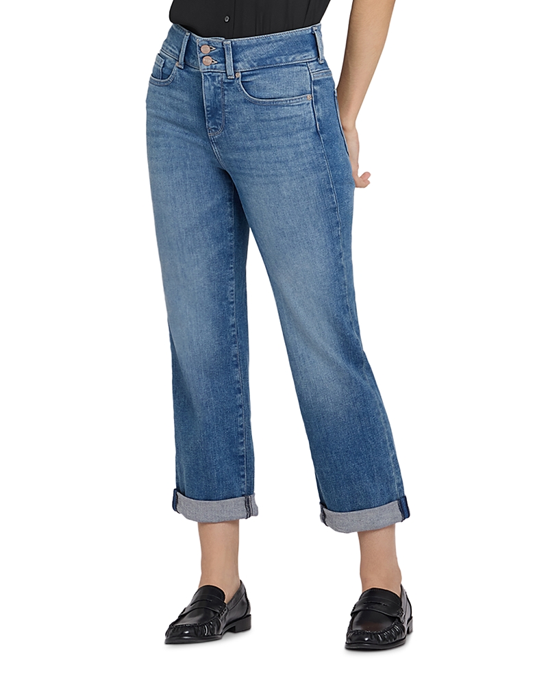 Nydj Bailey High Rise Cropped Straight Jeans
