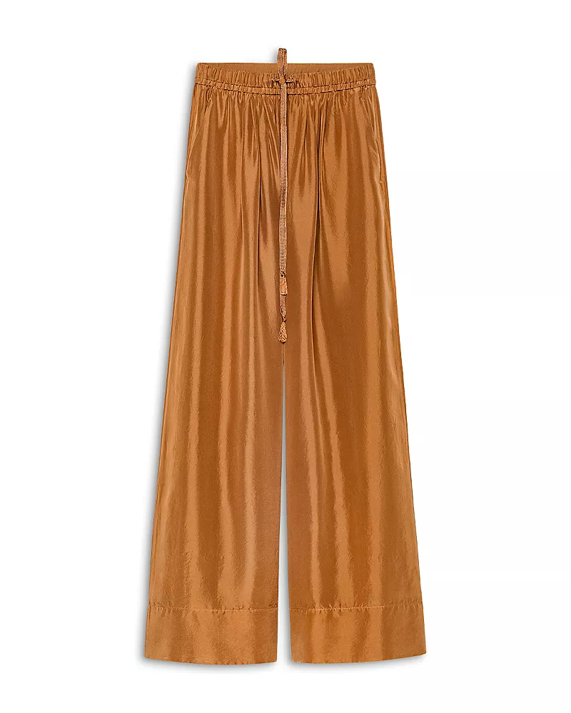 forte_forte Habotai Silk Drawstring Pants