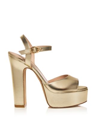 gold platform dress sandals Margaux - The Platform Sandal main image 1