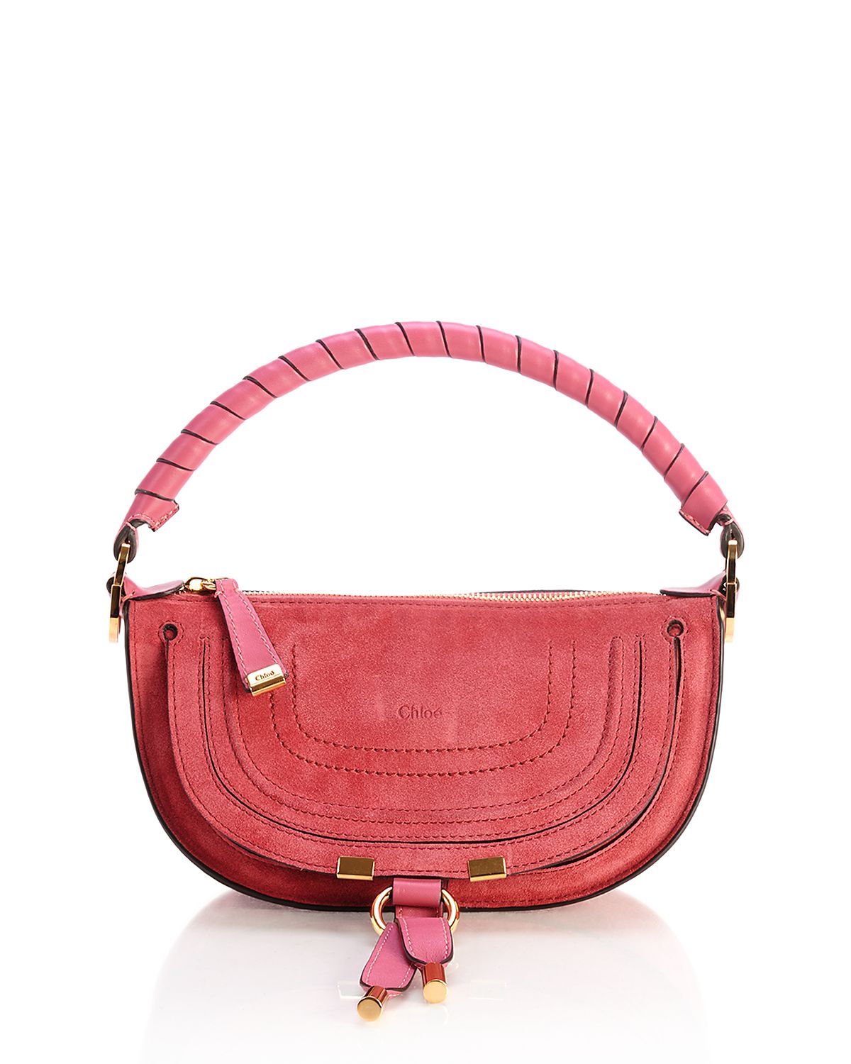 Chloe Marcie Mini Suede Shoulder Bag