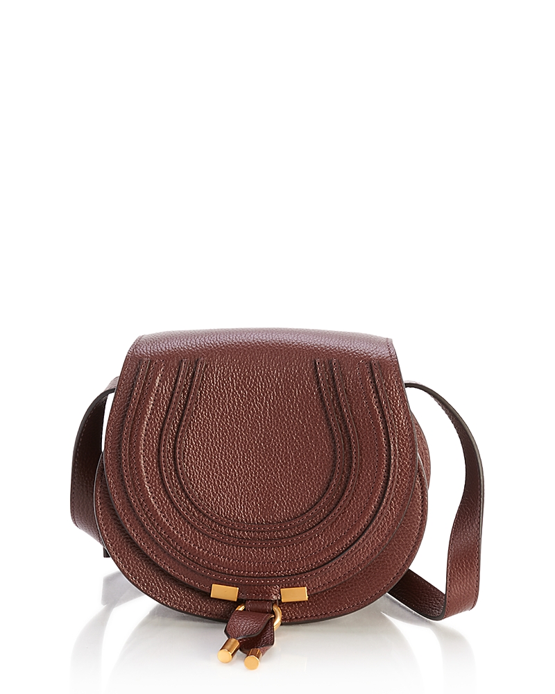 Chloe Marcie Leather Saddle Bag · NO SIZE