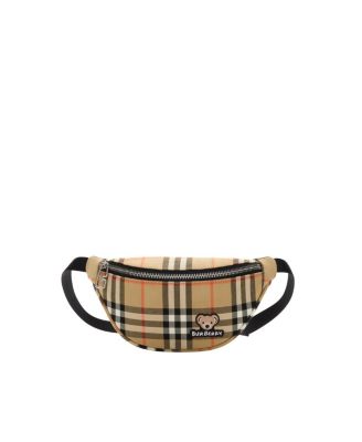 Unisex Check Belt Bag