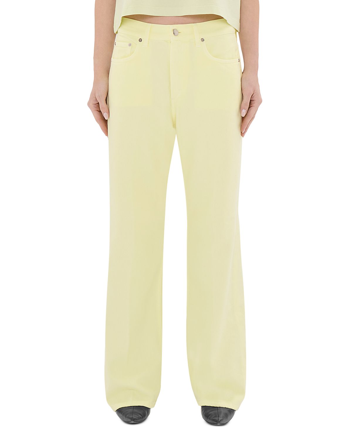 Haikure Winny Soft Ecru Mid Rise Jeans