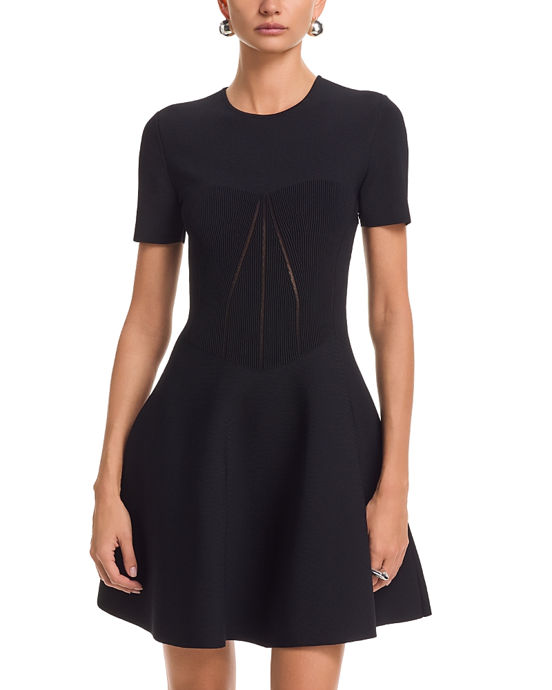 McQueen Compact Knit Mini Dress