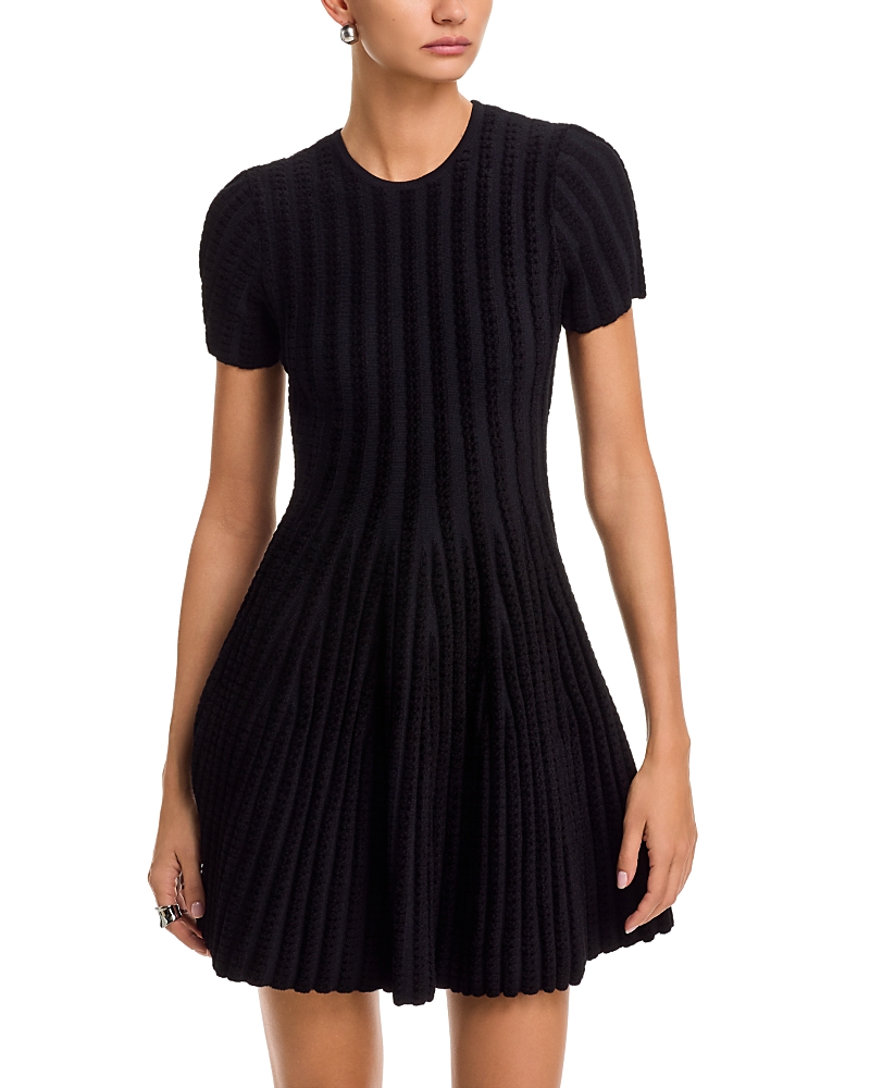 McQueen Chenille Viscose Mini Dress