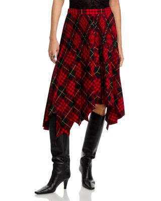 Tartan Pleated Skirt