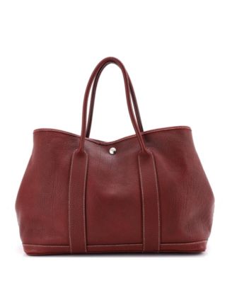 36 Garden Party Tote Leather