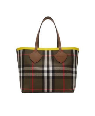 Large Check Tote