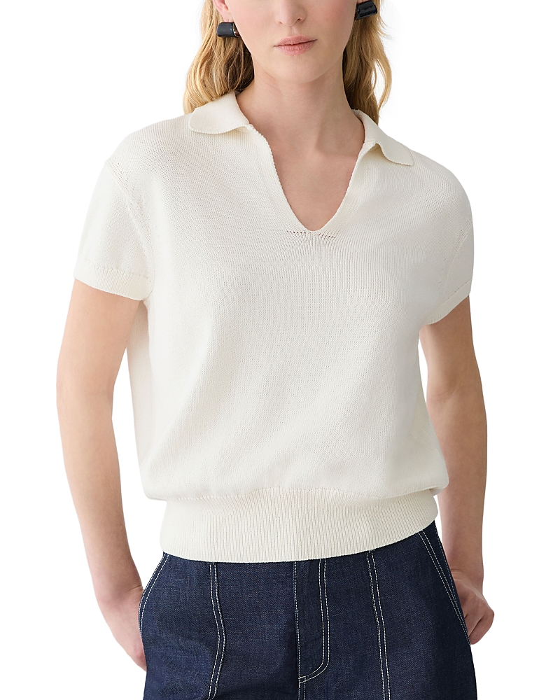 Lafayette 148 New York Pullover Polo Sweater