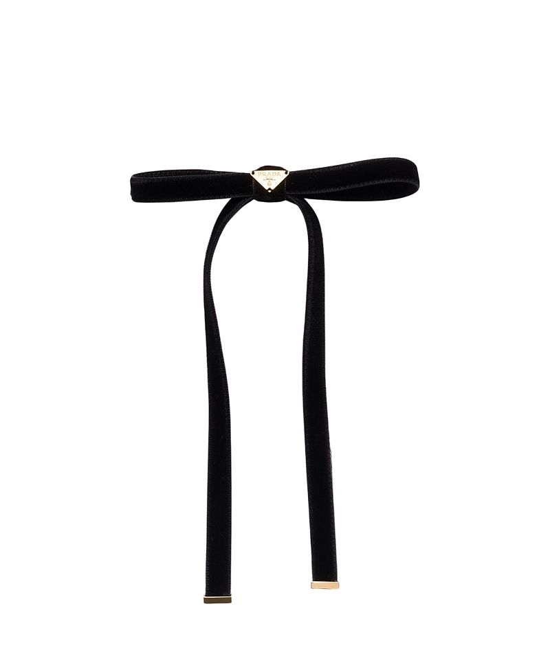 Prada Velvet Hair Clip