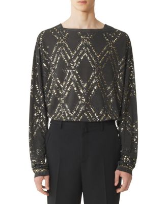 Sequin And Bead Top