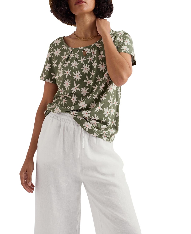 Seasalt Cornwall Appletree Scoop Neck Jersey T-Shirt
