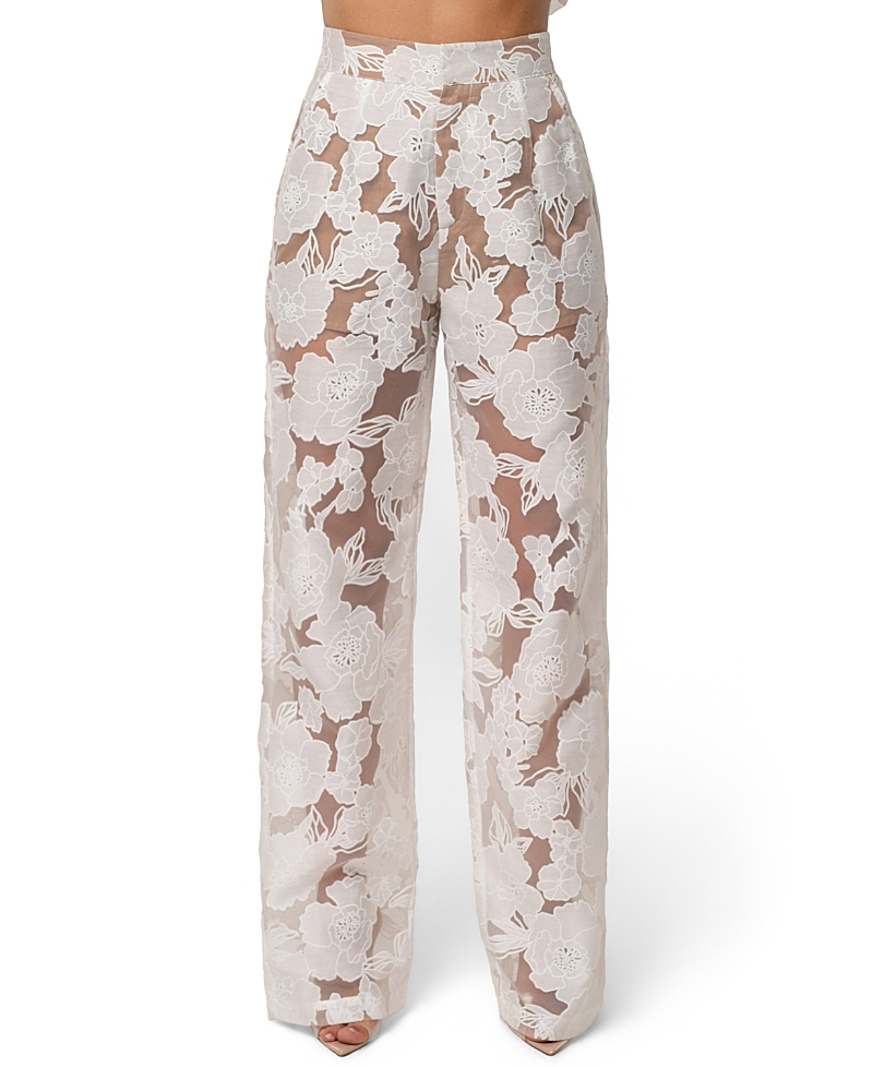 Jluxlabel Organza Floral Pant