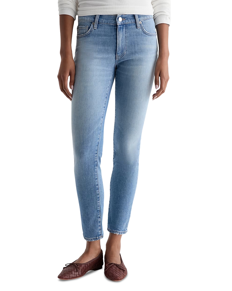 Ag Slra Prima Low Rise Ankle Cigarette Leg Jeans in Solera