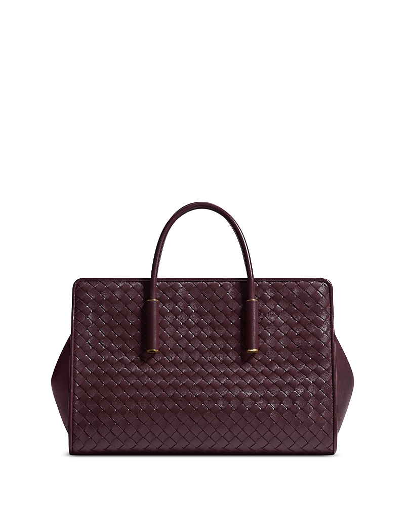 Bottega Veneta Barbara Small Intrecciato Leather Tote Bag