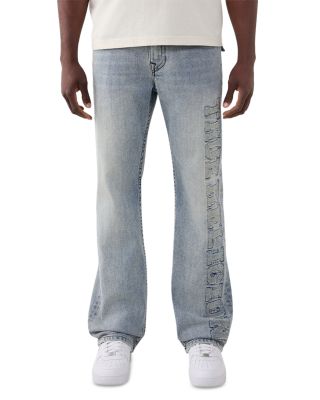 Bootcut Fit Mended Jeans