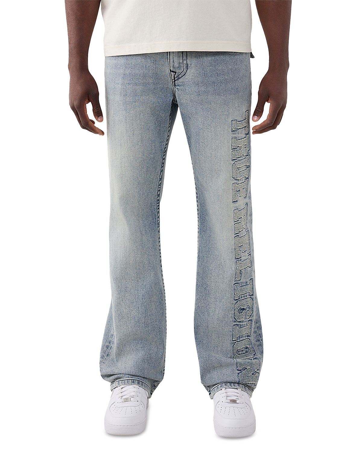 True Religion Bootcut Fit Mended Jeans