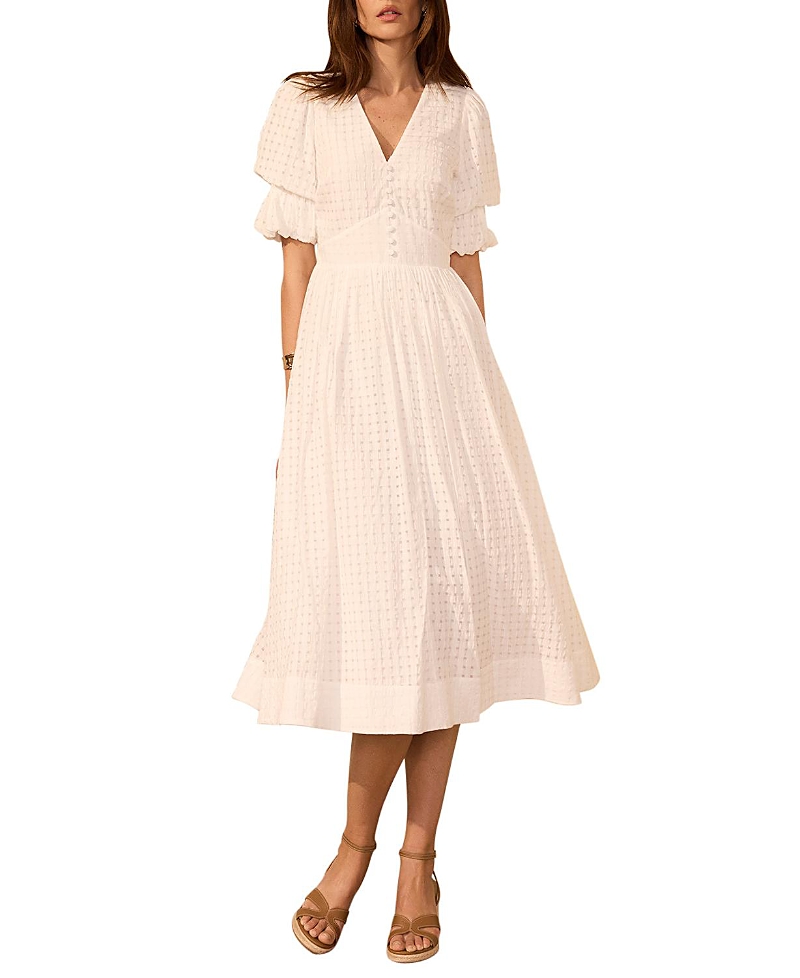 Mint Velvet Women's Checked Midi Dress