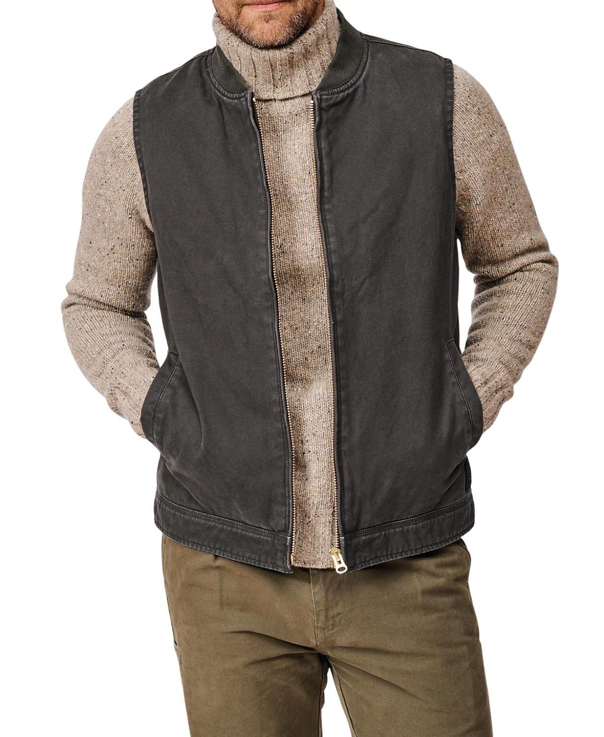 Aubin Duke Canvas Gilet Vest