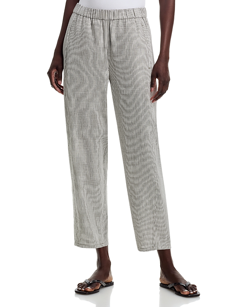 Eileen Fisher Linen Blend Ankle Lantern Pants